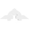 Ekena Millwork Ericson Architectural Grade PVC Gable Bracket, 48"W x 18"H x 6"D x 6"F, 9/12 Pitch GBP048X18X0606ERI00 - alternate 3